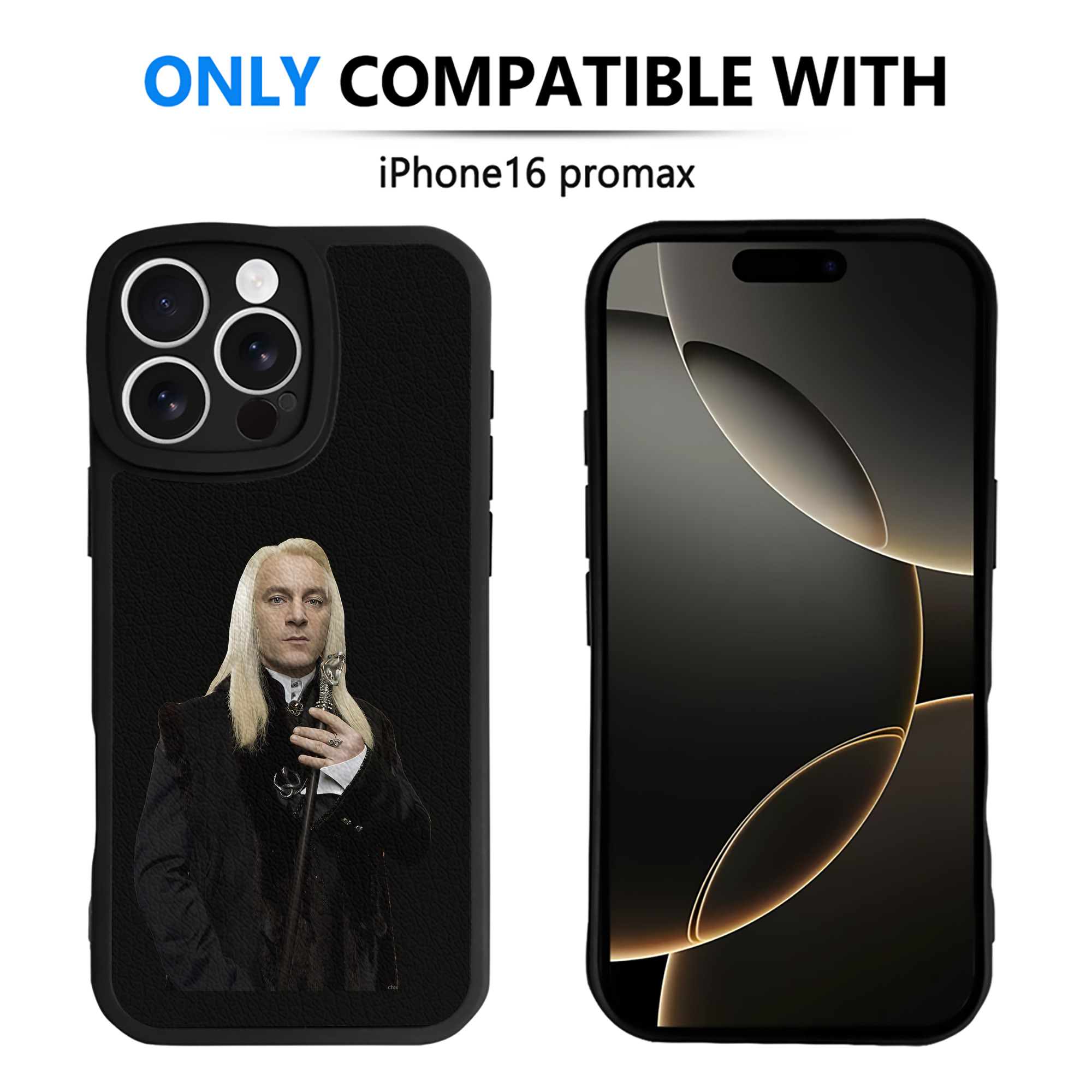 （画像用） Harry Potter ハリー・ポッターシリーズ 【iPhone 16シリーズ対応】シリコンスマホケース（レザー調） 材質：シリコン